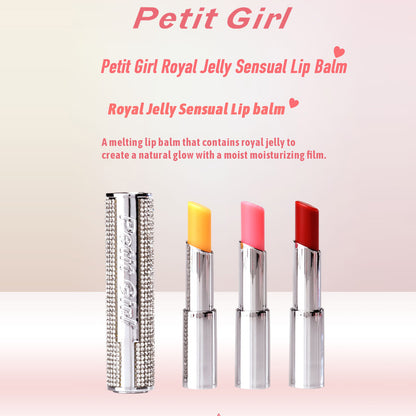 Petic Girl Royal Jelly Sensual lip Balm #Red-Waltz#Pink-Move