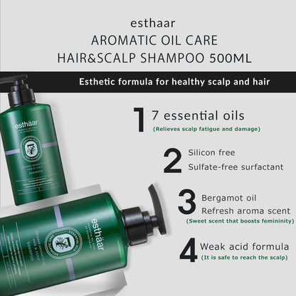 esthaar Hair loss #Aromatic Shampoo 500ml