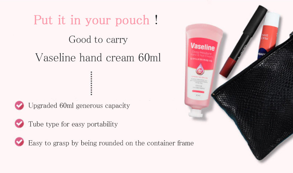 <C2Y Official STORE>60ml Vaseline Deep Moisture Hand And Nail Cream