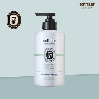 esthaar Body Wash 500ml Aromatic Oil#Citrus Floral Branding 7 Oil